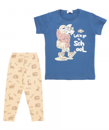 ست تیشرت و شلوار پسرانه سه دو مدل 4SK37NT1211