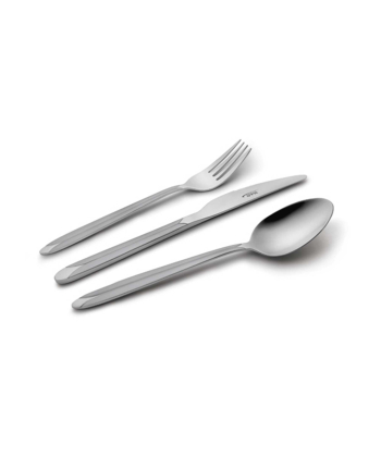 سرویس قاشق و چنگال 30 پارچه پالرمو مات جعبه کادویی ناب استیل Nabsteel کد 1612
