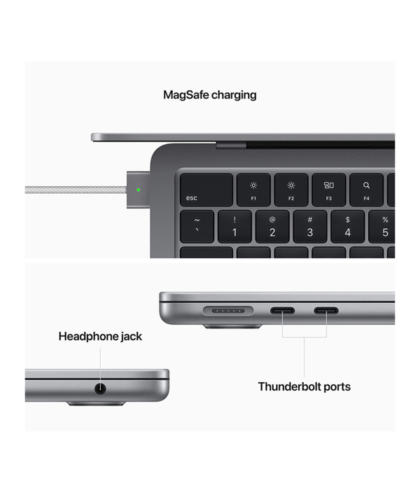 لپ تاپ اپل مدل MacBook Air M2 ظرفیت 512 گیگابایت رم 8 گیگابایت 13 اینچ MLY23