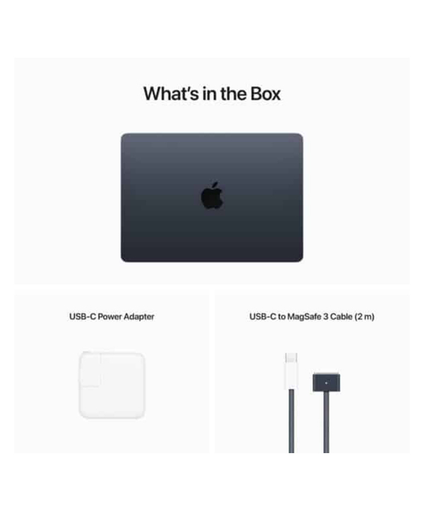 لپ تاپ اپل مدل MacBook Air M2 ظرفیت 512 گیگابایت رم 8 گیگابایت 13 اینچ MLY43