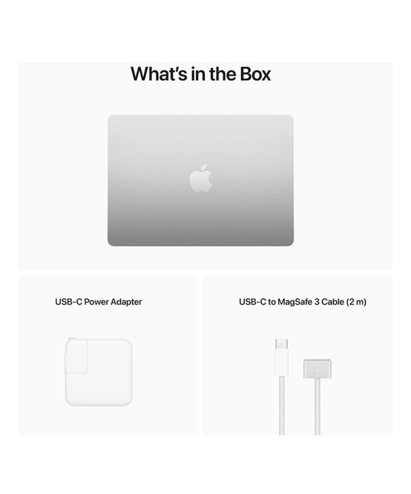 لپ تاپ اپل مدل MacBook Air MLY03 M2 2022 ظرفیت 512گیگا بایت رم 8 گیگابایت 13.6 اینچ