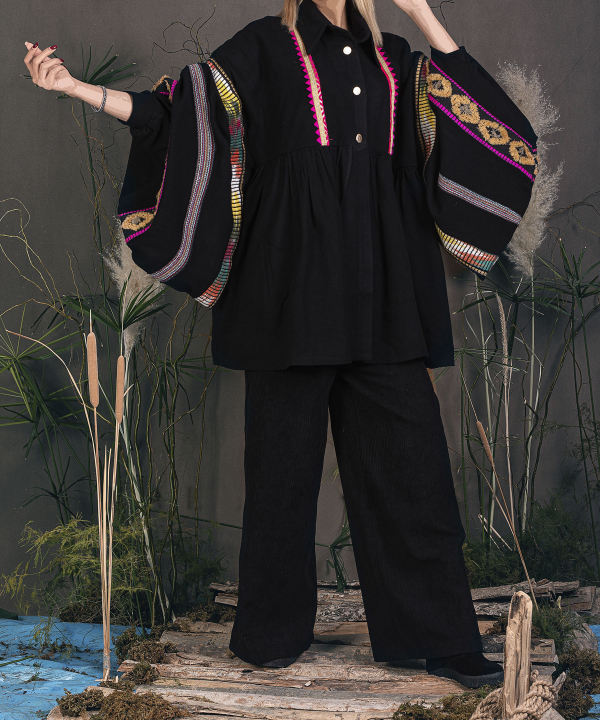 پانچو زنانه گره استایل Gereh Style کد 201312
