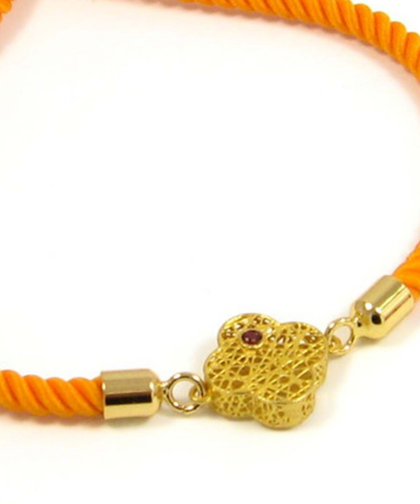 دستبند طلا 18 عیار زنانه مانچو Mancho کد bfg152