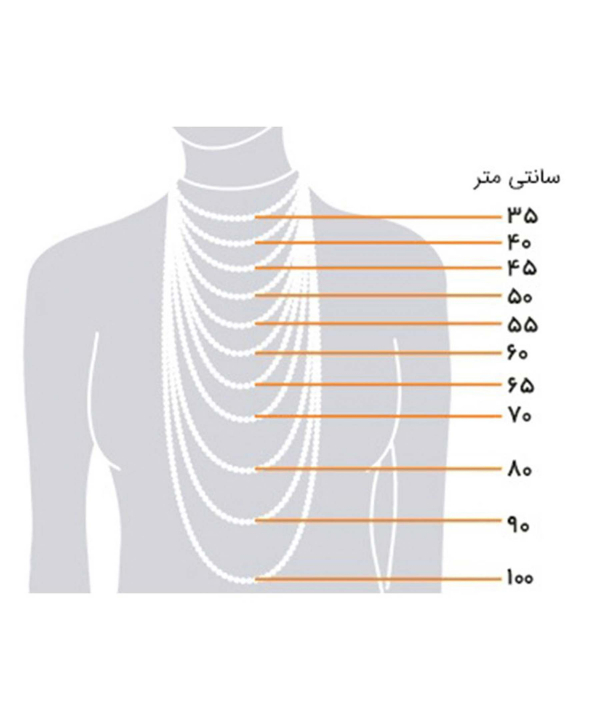 گردنبند طلا 18 عیار زنانه مانچو Mancho طرح چشم نظر مدل sfgs003