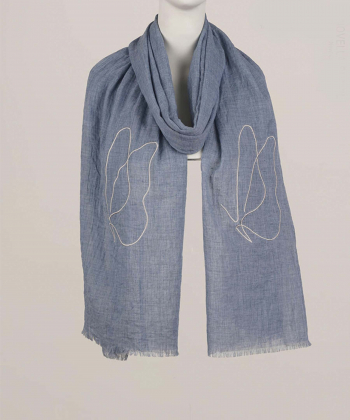 شال کنفی زنانه نوولاشال Novella Shawl کد 55041