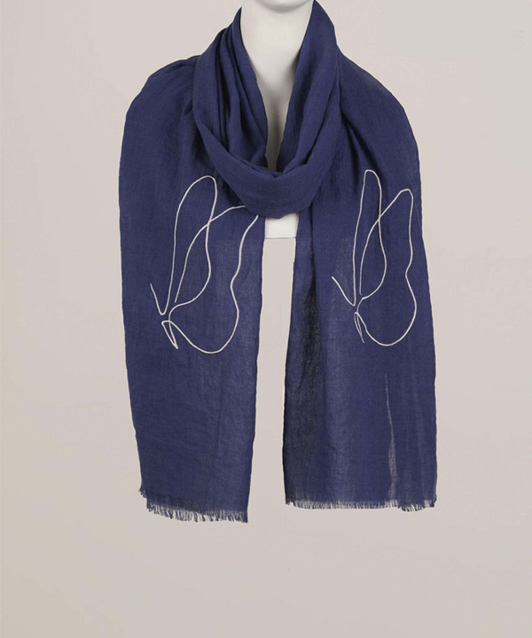 شال کنفی زنانه نوولاشال Novella Shawl کد 55041