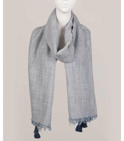 شال لینن زنانه نوولاشال Novella Shawl کد 55055