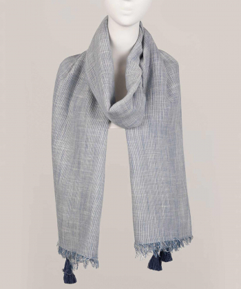 شال لینن زنانه نوولاشال Novella Shawl کد 55055