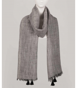 شال لینن زنانه نوولاشال Novella Shawl کد 55055