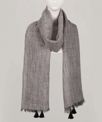 شال لینن زنانه نوولاشال Novella Shawl کد 55055