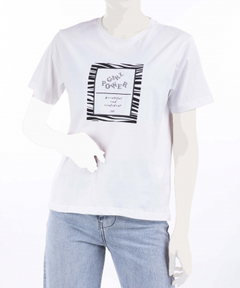 تیشرت آستین کوتاه نخی زنانه جوتی جینز مدل 31773332