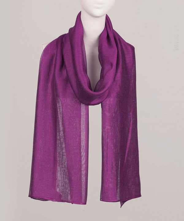 شال ساده زنانه نوولاشال Novella Shawl کد 55047