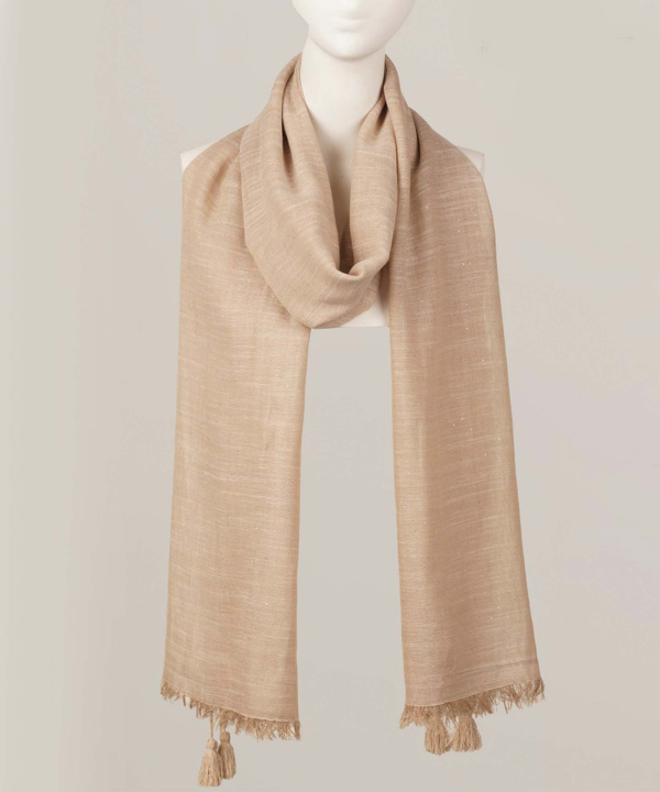 شال لینن زنانه نوولاشال Novella Shawl کد 55048
