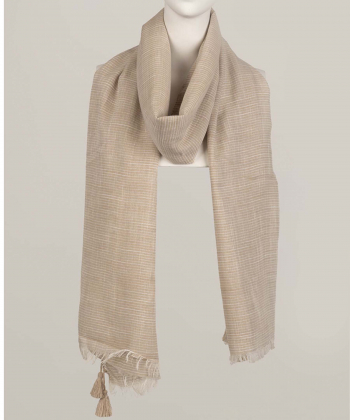 شال لینن زنانه نوولاشال Novella Shawl کد 55050