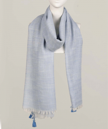 شال لینن زنانه نوولاشال Novella Shawl کد 55050