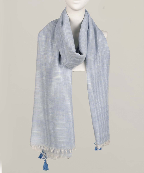 شال لینن زنانه نوولاشال Novella Shawl کد 55050