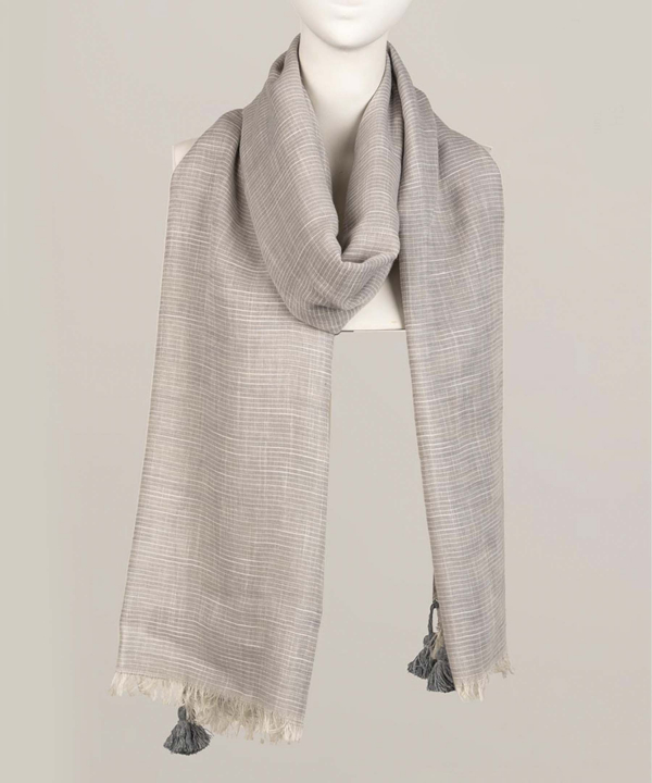 شال لینن زنانه نوولاشال Novella Shawl کد 55050