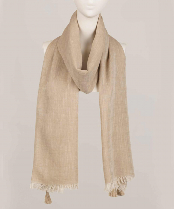 شال لینن زنانه نوولاشال Novella Shawl کد 55053