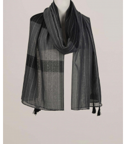 شال کتان زنانه نوولاشال Novella Shawl کد 55045