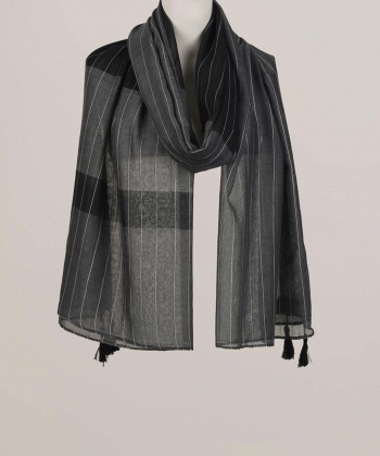 شال کتان زنانه نوولاشال Novella Shawl کد 55045