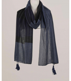 شال کتان زنانه نوولاشال Novella Shawl کد 55045