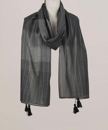 شال کتان زنانه نوولاشال Novella Shawl کد 55045