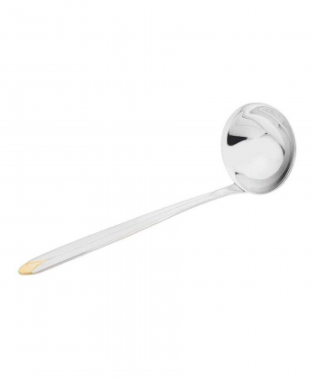 ملاقه سس پالرمو دورطلایی یک عدد ناب استیل Nabsteel کد 1612