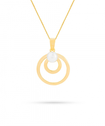 آویز دو دایره مروارید کیا گالری Kia Gallery کد NM176