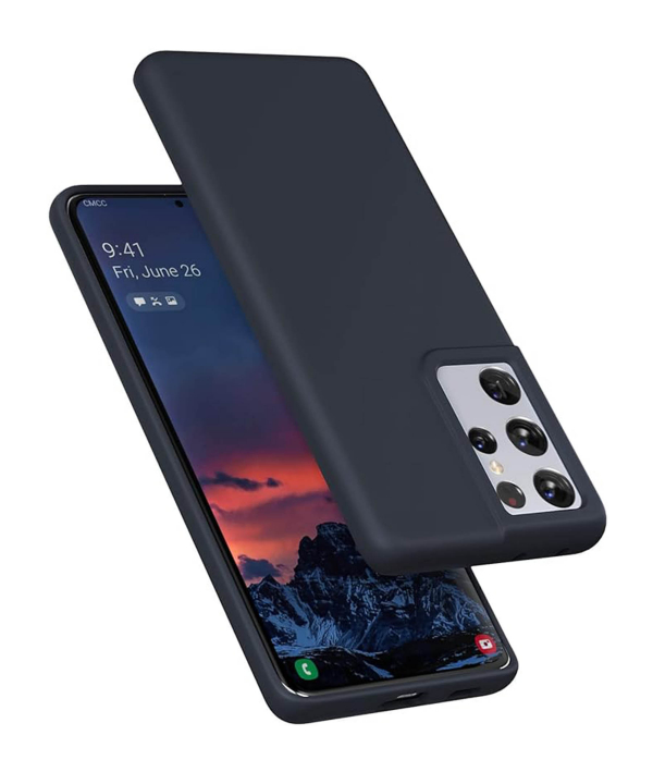 کاور سیلیکونی مناسب برای گوشی موبایل سامسونگ مدل Galaxy S21 Ultra