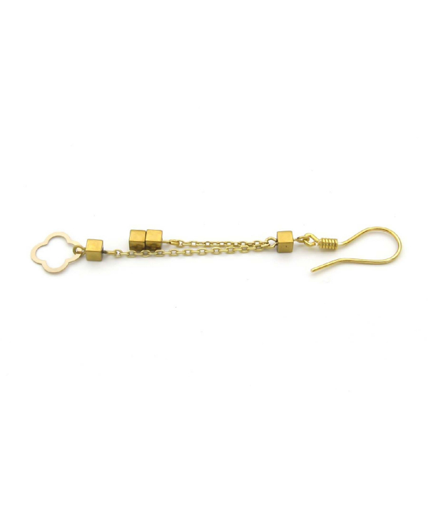 گوشواره طلا 18 عیار زنانه مانچو Mancho مدل efg014