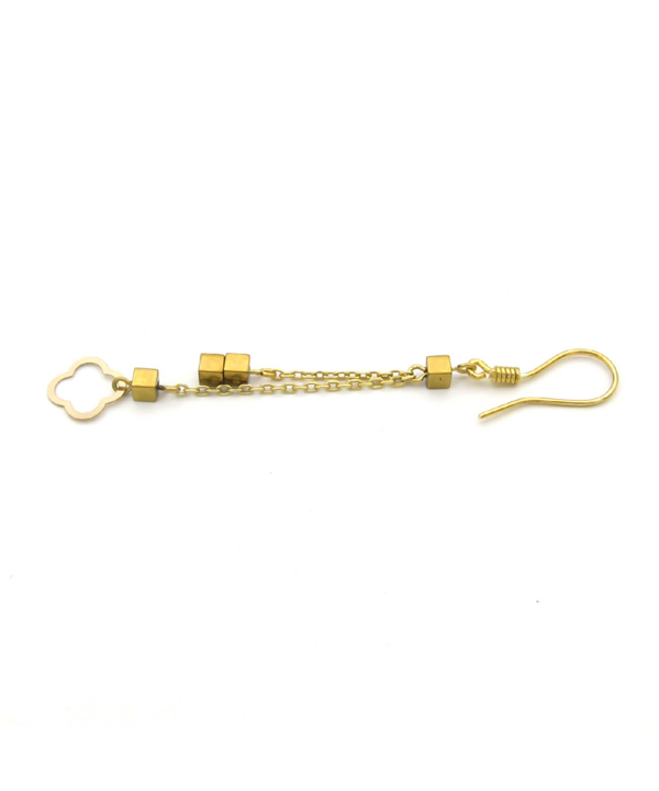 گوشواره طلا 18 عیار زنانه مانچو Mancho مدل efgs005