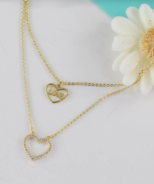 گردنبند زنانه زودیکا Zoodika مدل قلب کد AAB-391