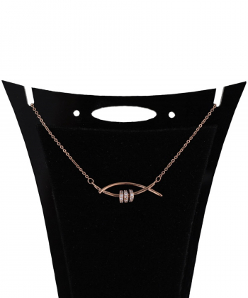 گردنبند مس با روکش طلا زنانه زودیکا مدل MP-AAB-398