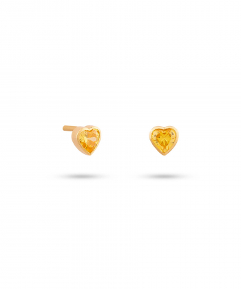 گوشواره قلب ریز رزین کیا گالری Kia Gallery کد EM371