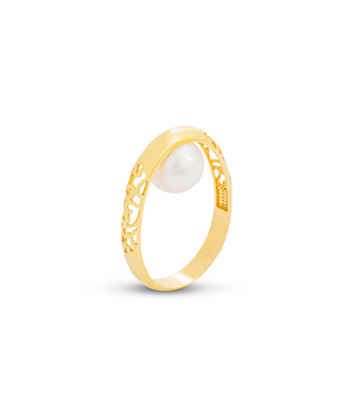 انگشتر مروارید تخم مرغی کیا گالری Kia Gallery کد RM192