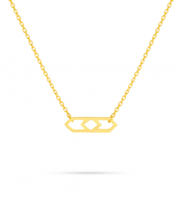 گردنبند شش ضلعی لوزی کیا گالری Kia Gallery کد NMH065