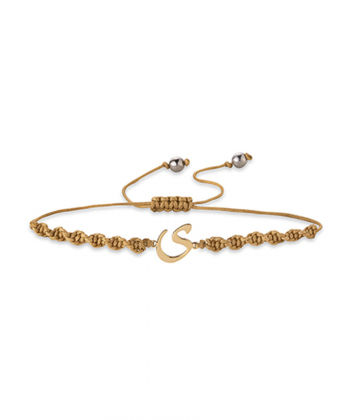 دستبند نخی حروف بافت ی کیا گالری Kia Gallery کد BSH268-32