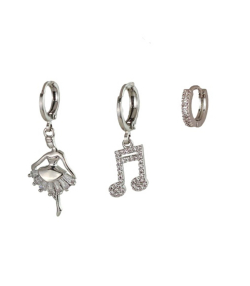 گوشواره زنانه پکی وای اس ایکس Ysx مدل بالرین کد AAC-661
