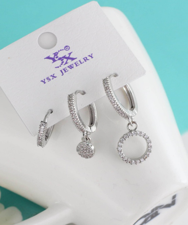 گوشواره زنانه پکی وای اس ایکس Ysx کد AAC-674