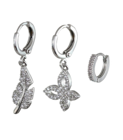 گوشواره زنانه پکی وای اس ایکس Ysx مدل پروانه کد AAC-675