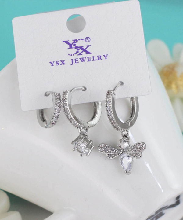 گوشواره زنانه پکی وای اس ایکس Ysx کد AAC-679