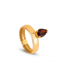 انگشتر حلقه ساده اشکی رزین کیا گالری Kia Gallery کد RM581