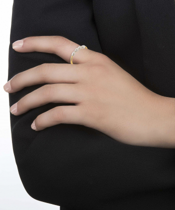 انگشتر چهار مروارید رزین کیا گالری Kia Gallery کد RM587