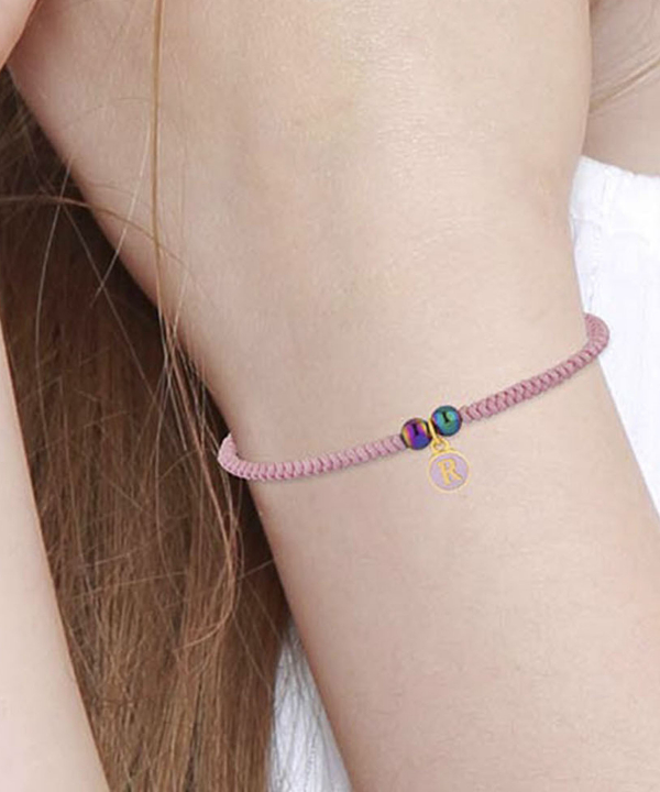 طلای بافت صورتی حروف R کیدز کیا گالری Kia Gallery کد BSH246-9