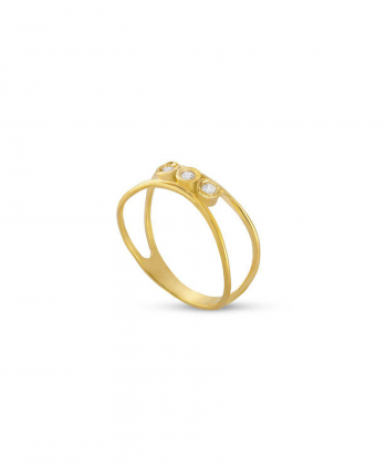 انگشتر موج دایره کیا گالری Kia Gallery کد RM308