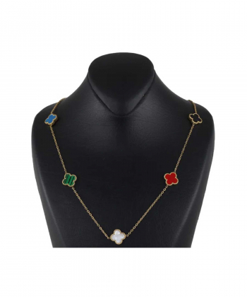 گردنبند استیل + روکش طلا زنانه زودیکا مدل MP-AAB-445