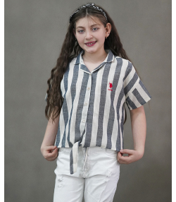 بلوز دخترانه یو اس پولو کیدز US Polo Kids کد 3114A1
