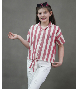 بلوز دخترانه یو اس پولو کیدز US Polo Kids کد 3114A1