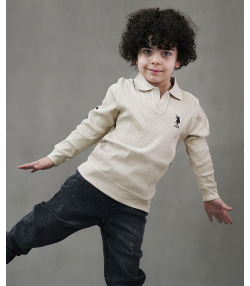 بلوز پسرانه یو اس پولو کیدز US Polo Kids کد 4013A3