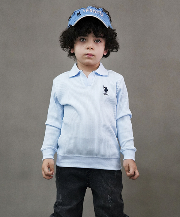بلوز پسرانه یو اس پولو کیدز US Polo Kids کد 4013A3